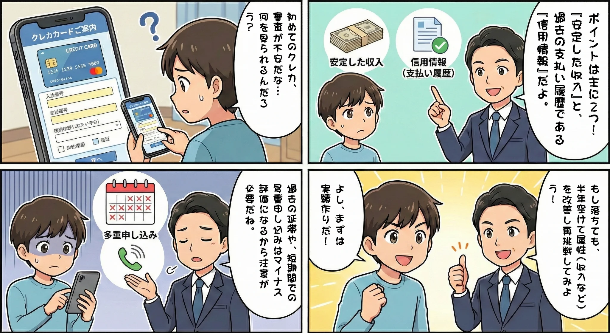 クレジットカードの審査は何を見ている？通過率を上げるための基礎知識