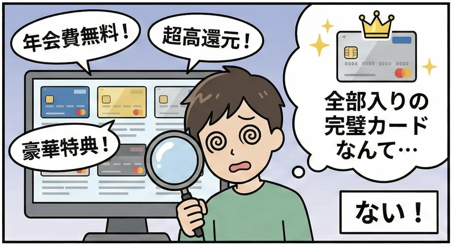 年会費・還元率・特典のバランス｜自分に最適なカード選びの優先順位
